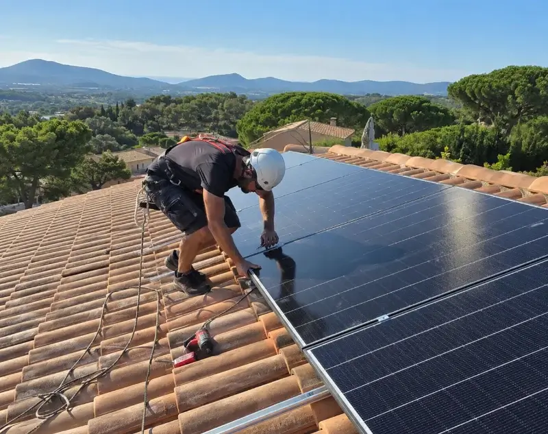Installateur panneaux solaires Viterbe — pose photovoltaïque sur toiture