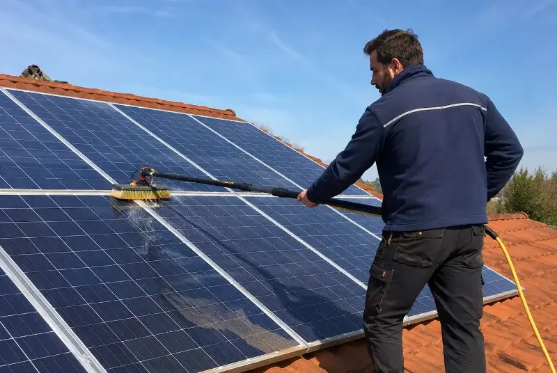Nettoyage et entretien de panneaux solaires à Viterbe