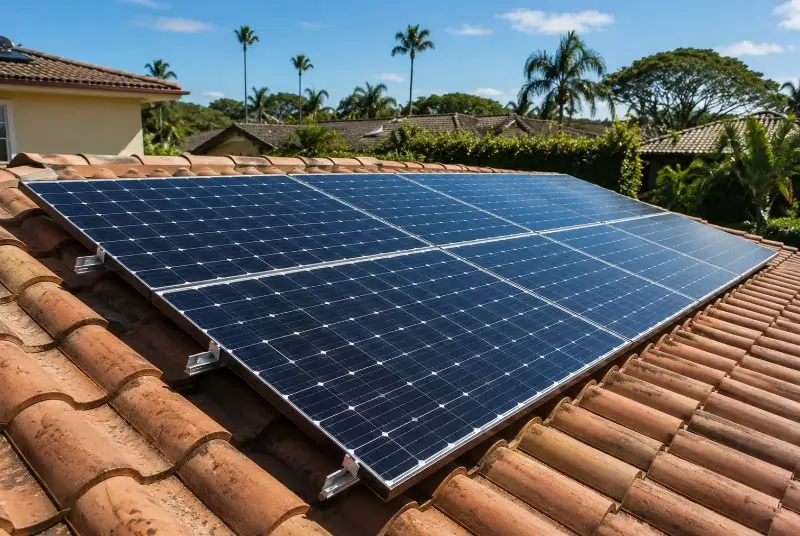 Installation de panneaux solaires à Viterbe